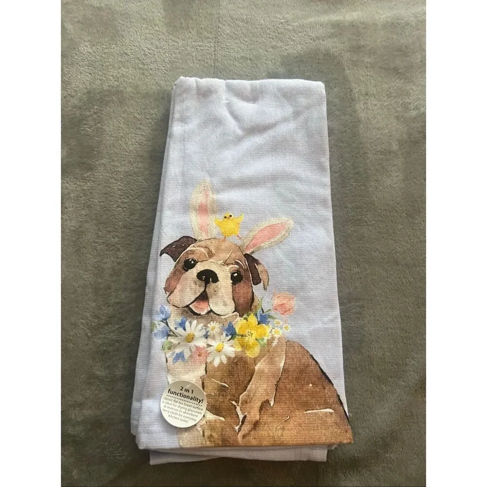 Kay Dee Designs Dog And Chick Easter Towel Set 2 Pack